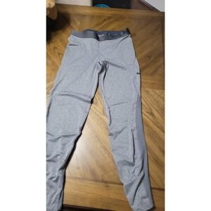 Nike Pro Dri-FIT Leggings Womens Large Gray Heathered Training Tights